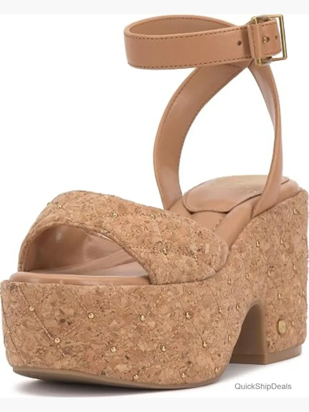 Chunky Platform Sandals with Braided Design and Ankle Strap